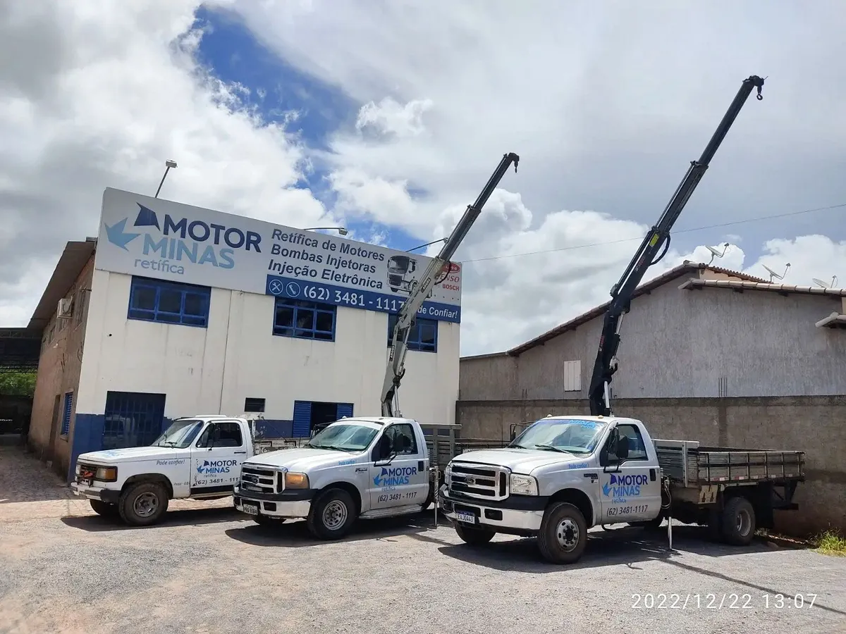 Fachada da Retífica Motorminas em Posse-GO
